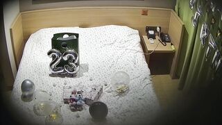 酒店精品✅女孩为男友庆生布置浪漫现场穿情趣丝袜啪✅（17小时05分钟）完整版14V china ipcam (8)