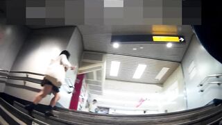 第９弾-青チェックjkギャルを狙え-スカートめくりパンチラ voyeur jp 01-160526