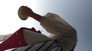 digi-tents【4K】鳩に餌やる私服c voyeur jp 160526