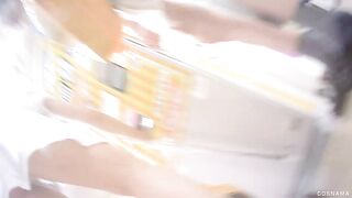 【ハロウィン狂騒】街中を練り歩く美人ナース仮装の女の子たちをローアングル隠し撮り voyeur jp 160526
