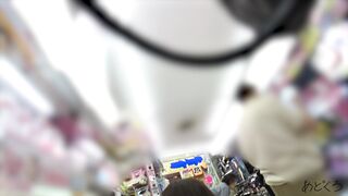制服jk さかさんぽ no 014 遅刻上等セーラー服jk 寝ぼけながらm字開脚に前屈み撮り 顔出し voyeur jp 02