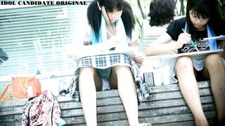 アイドル予備軍 可愛いj 達の宿題 voyeur jp