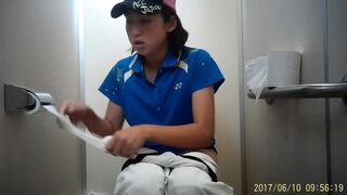 新tennis㉝ ５名収録 一人で踊り出す不思議っ娘ちゃん パイパン娘ちゃんのウ〇チも voyeur jp 03