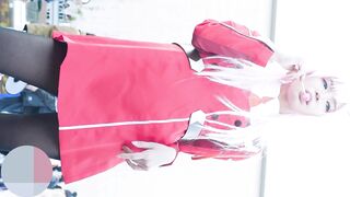 コミックマーケット コスプレ 小悪魔系美形レイヤーさんのローアンセクシーストッキング コミケ voyeur jp