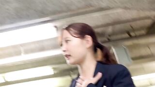 新人ol 某大手銀行勤務の超可愛いolさんのタイトスカートのなかを盗撮 顔出しあり 美脚 神回 voyeur jp