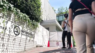 プレミアムクラス 逆ハート型の着衣お尻ヤング様を上り坂でロックオン voyeur jp